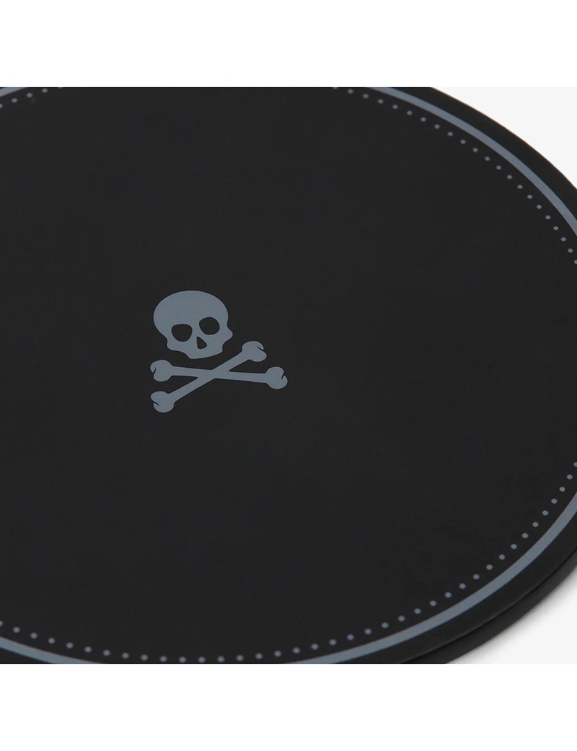 Conjunto 4 bases para copos Preto ø11cm 