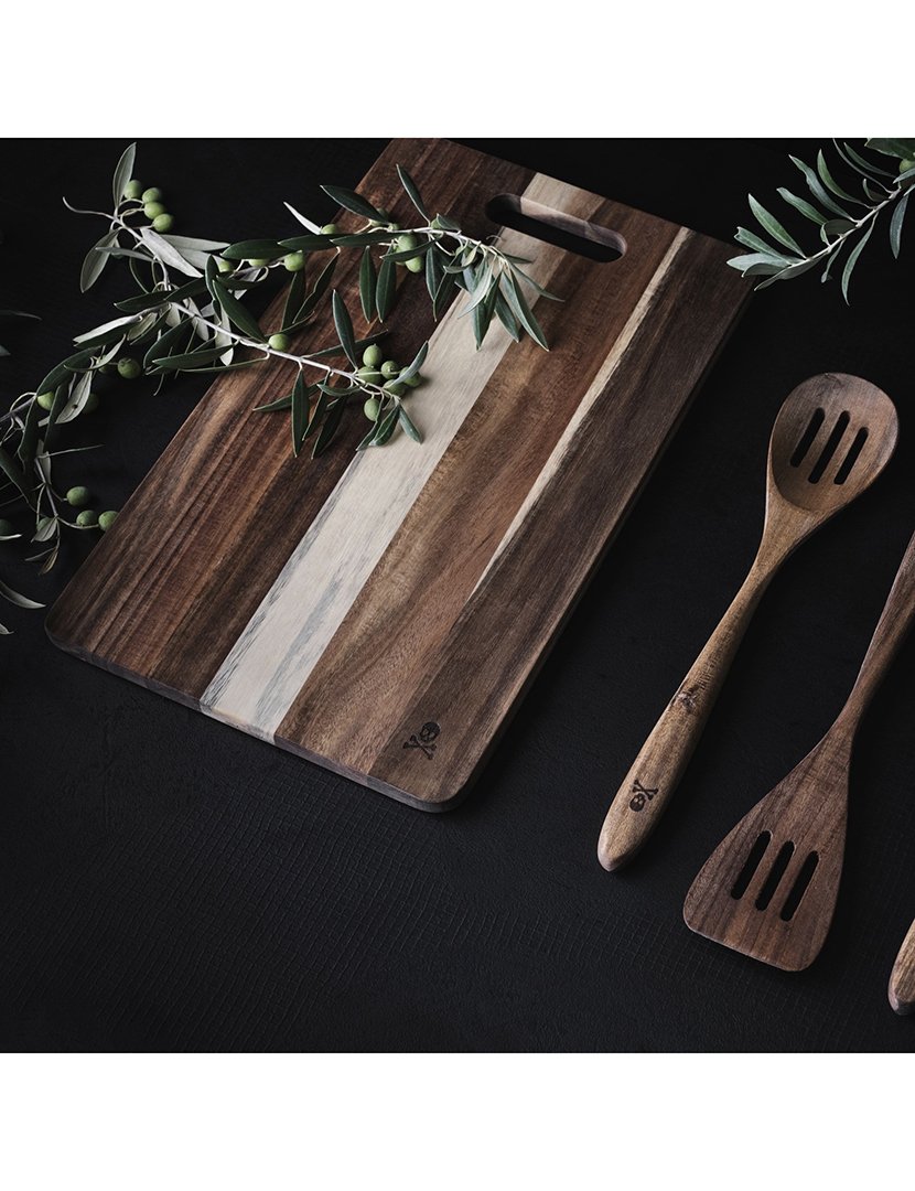 Tábua de corte em Madeira de Acácia 40x25x1,6cm 