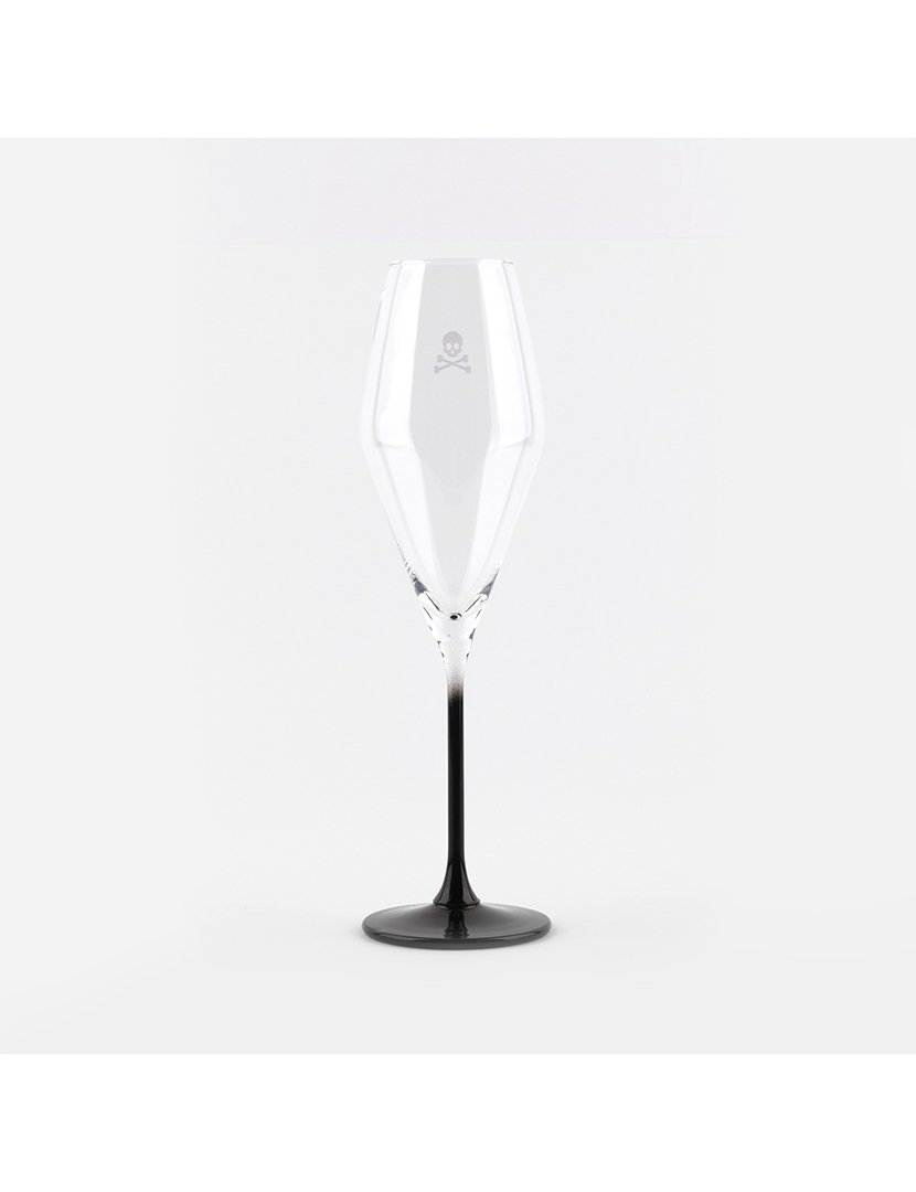 Conjunto 2 taças de Cristal em formato de caveira 182ml