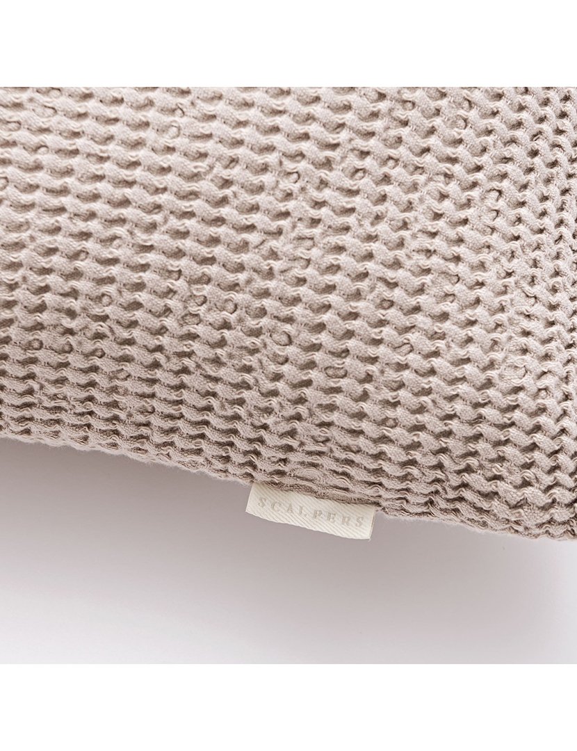 Almofada Waffle 45x45cm Bege