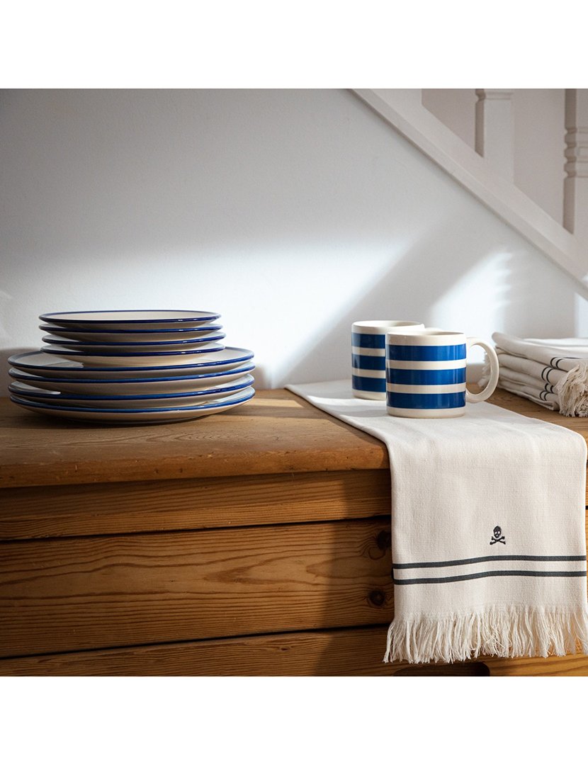 Conjunto 4 taças Listradas Azul 50cl