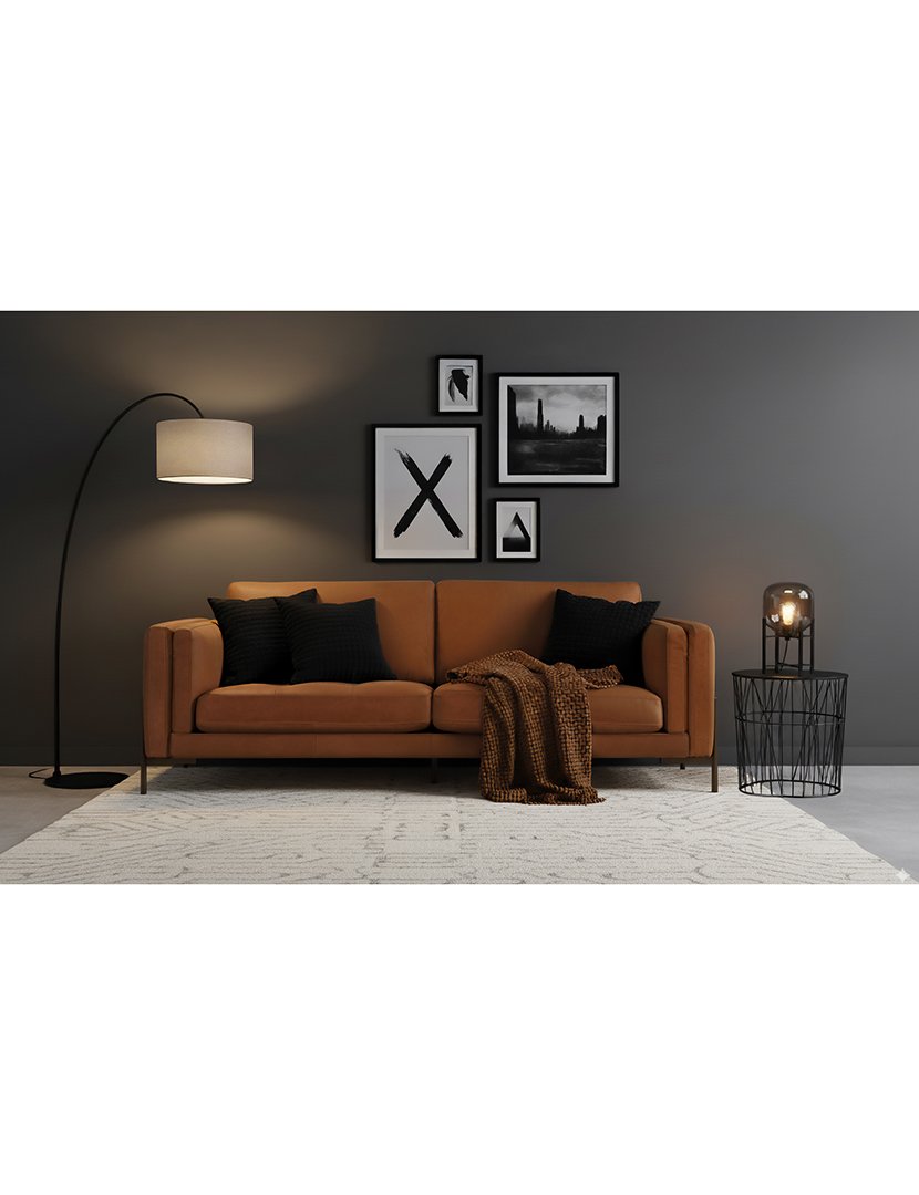 Sofá 10003 Castanho Alaranjado