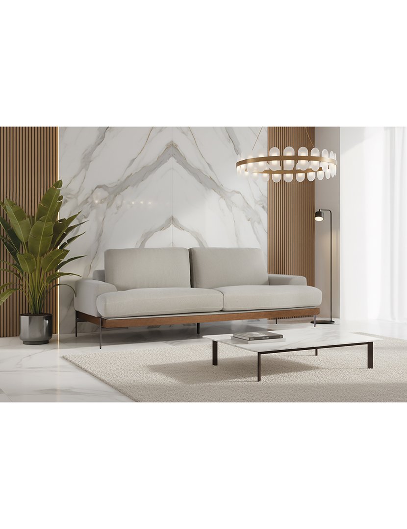 Sofá 10007 Cinzento Claro