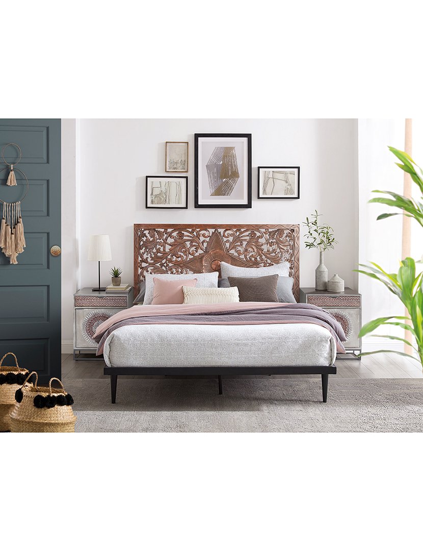 Cabeceira de Cama 17142 Madeira Nogal