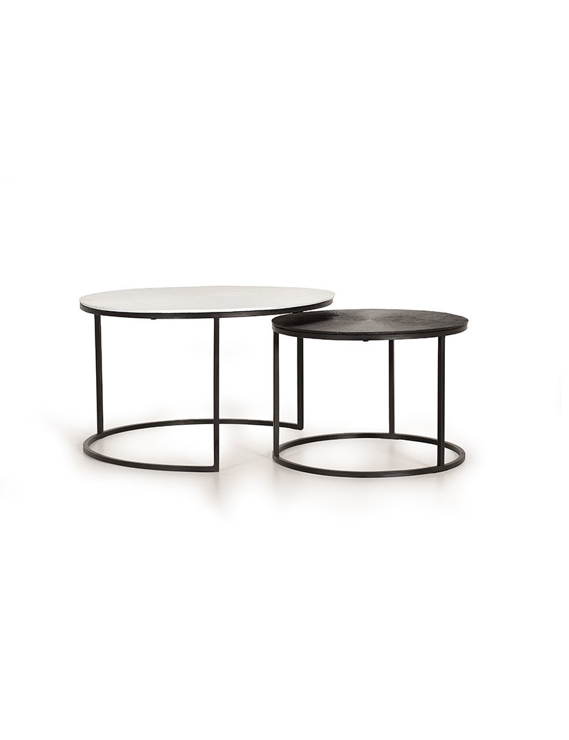 Mesa de Centro 6141 Preto e Branco