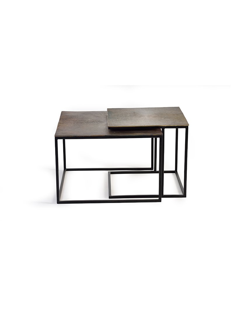 Mesa de Centro 6149 Bronze e Ferro