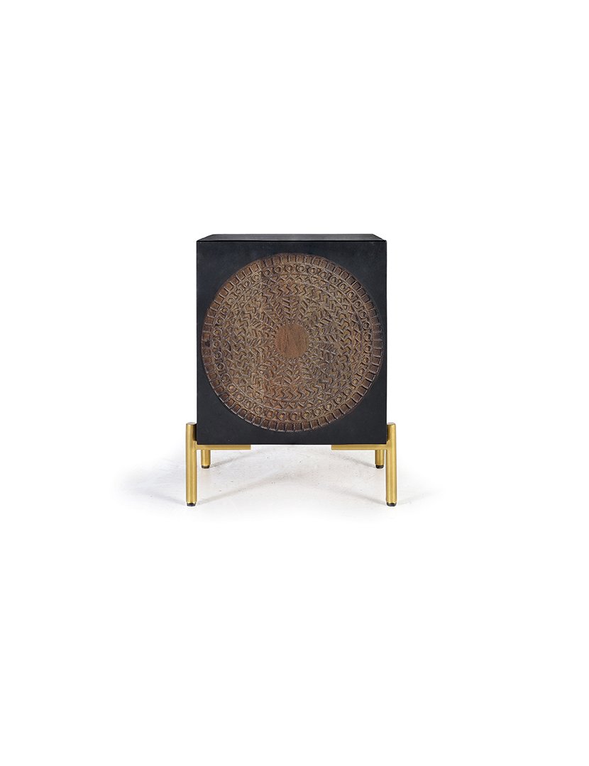 Mesa de Cabeceira 1379 Madeira Nogal Escuro