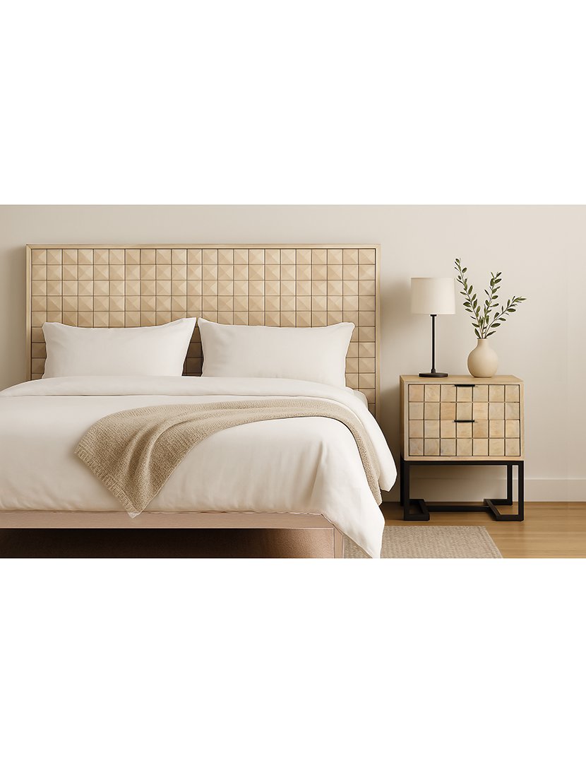 Cabeceira de Cama 1974 Castanho