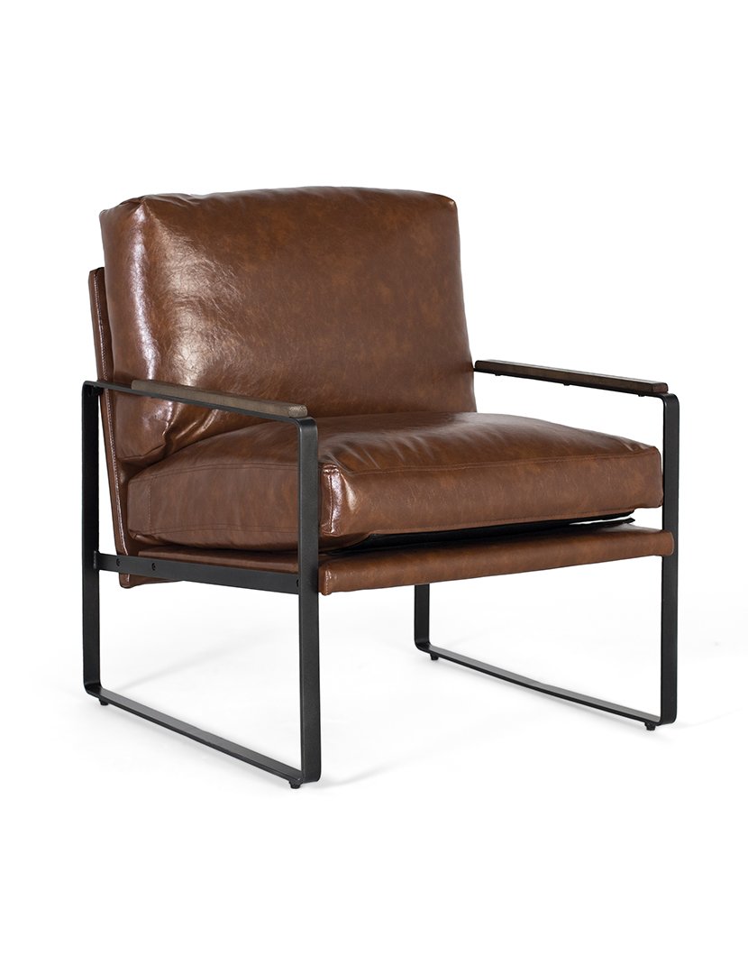 Poltrona 2252 Preto e Castanho