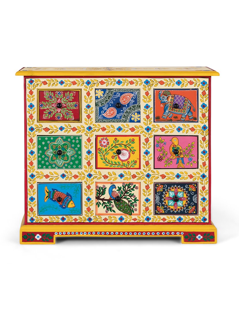 Cómoda 2263 Amarelo - Multicolorido