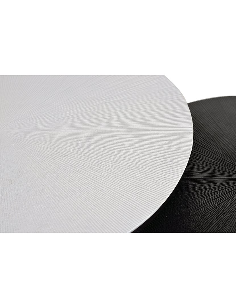 Mesa de Centro 6141 Preto e Branco