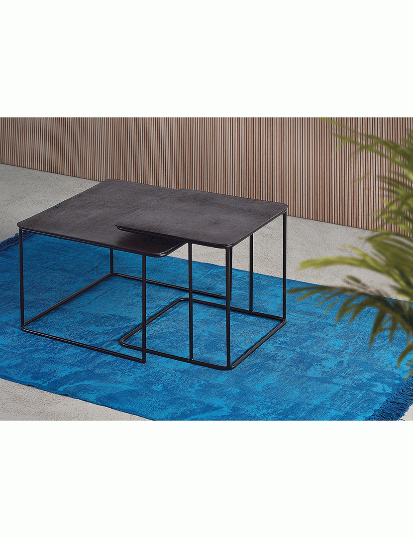 Mesa de Centro 6148 Bronze e Ferro