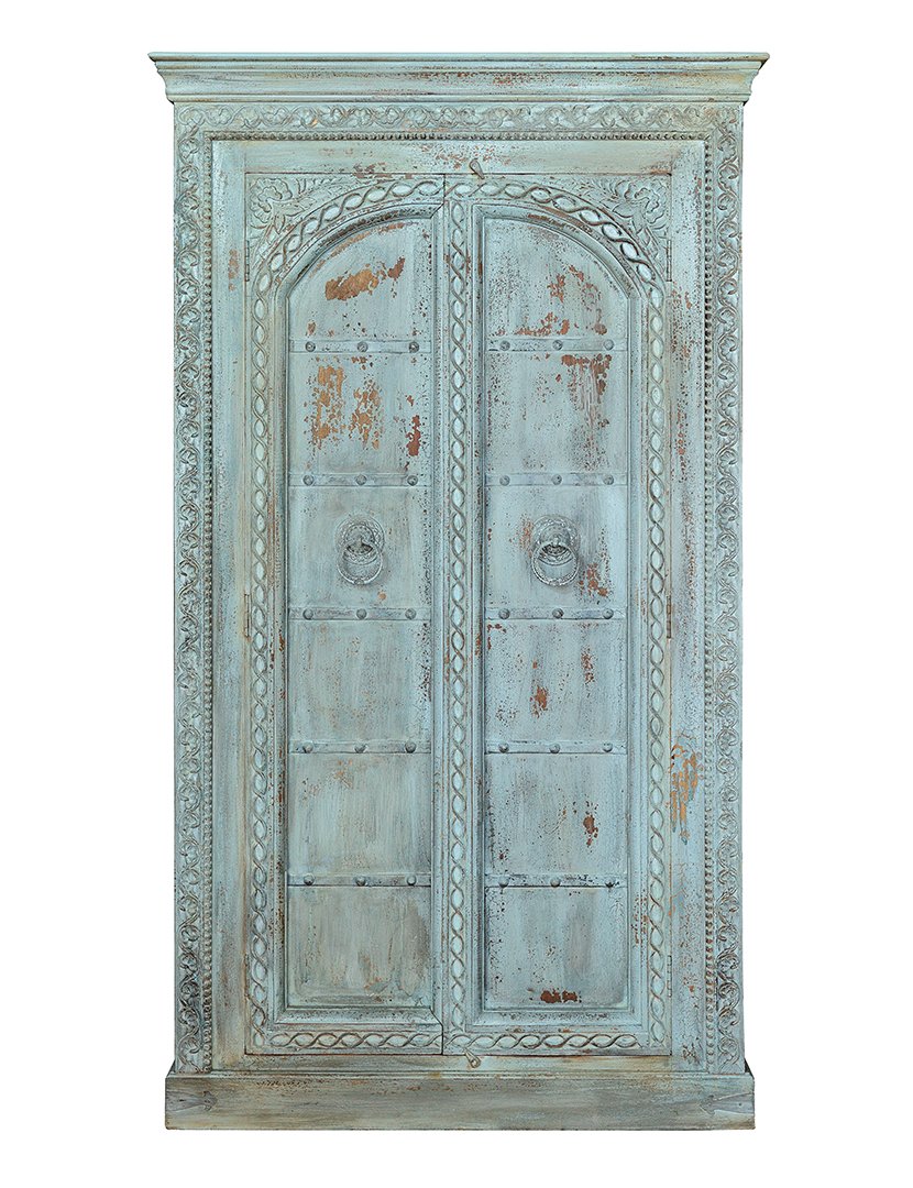 Armário 6874 Azul e Verde