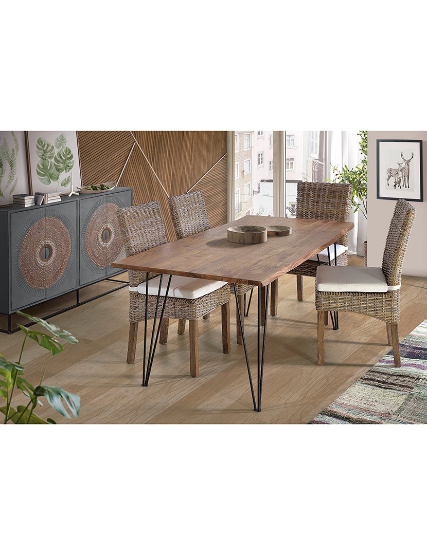 Aparador 6986 Cinzento e Castanho