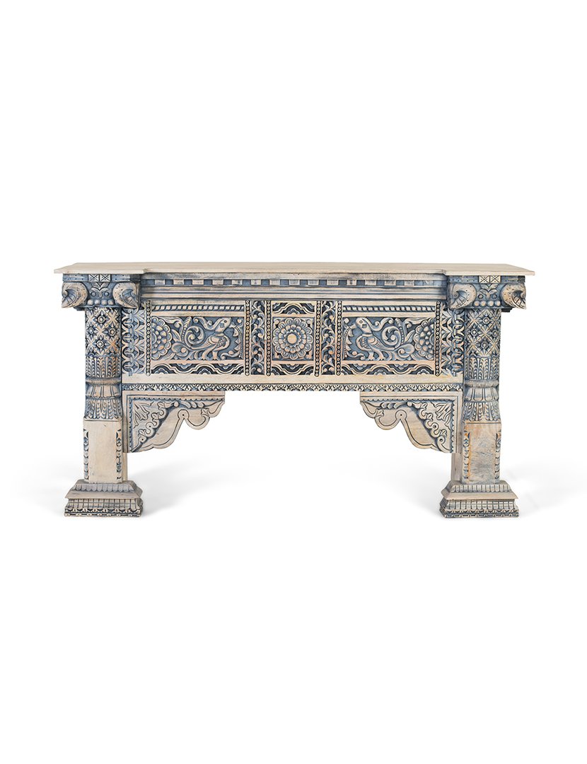 Consola 2125 Branco e Azul