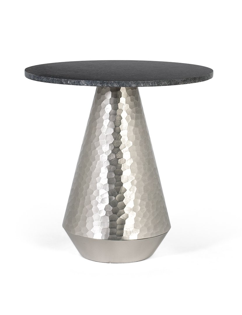 Mesa 2174 Preto e Prateado