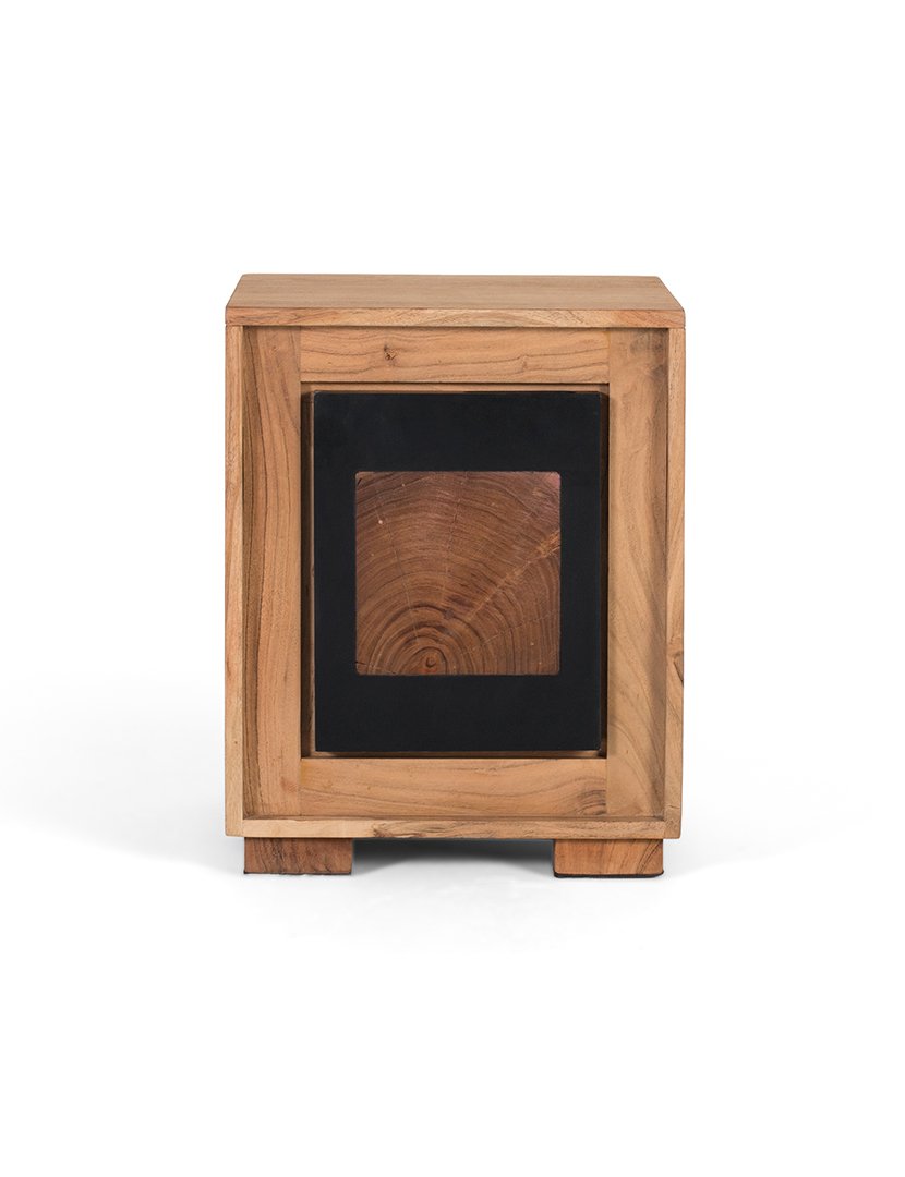 Mesa de Cabeceira 2206 Castanho e Preto