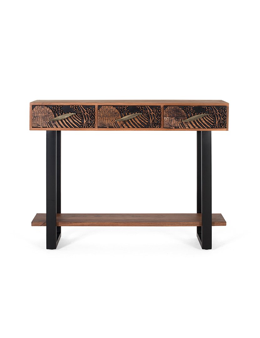 Consola 1507 Castanho e Preto