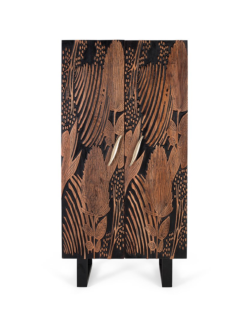 Armário 1510 Castanho e Preto