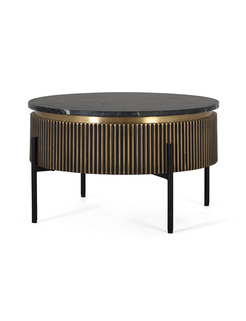 Mesa de Centro 1721 Bronze e Preto