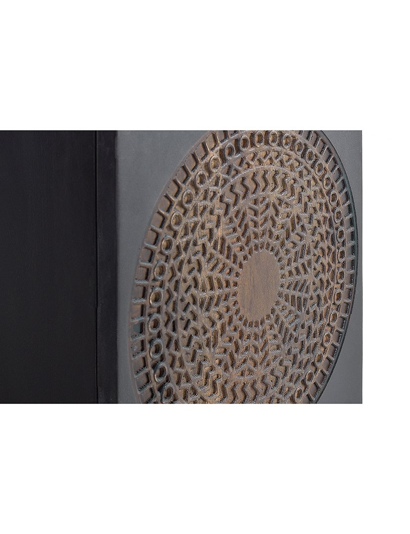 Mesa de Cabeceira 1379 Madeira Nogal Escuro