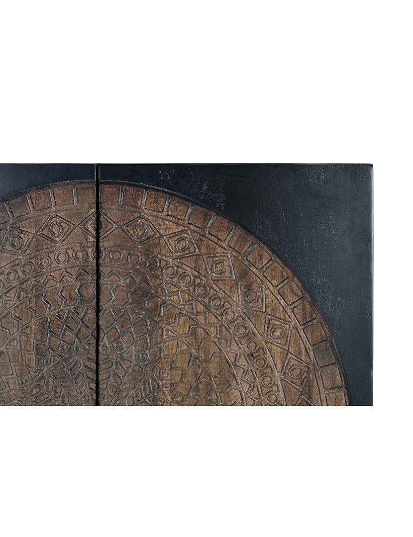 Vitrina 1382 Madeira Nogal Escuro