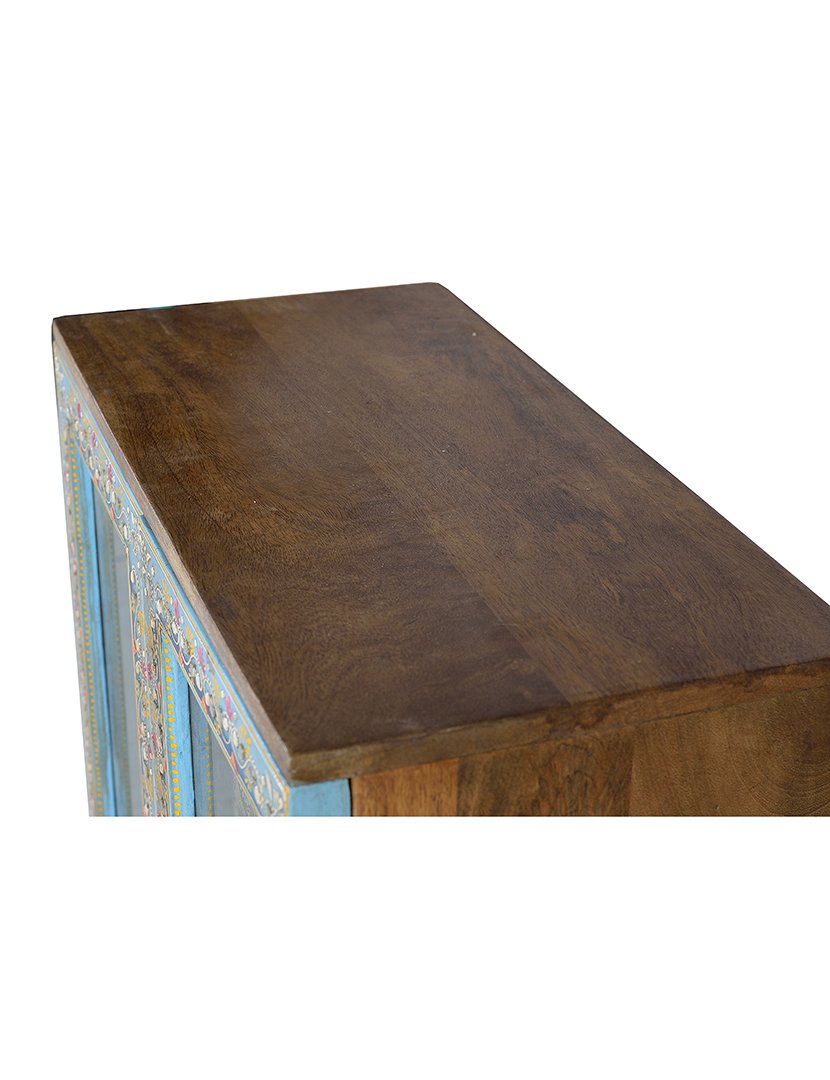 Cómoda 1398 Castanho e Multicolorido