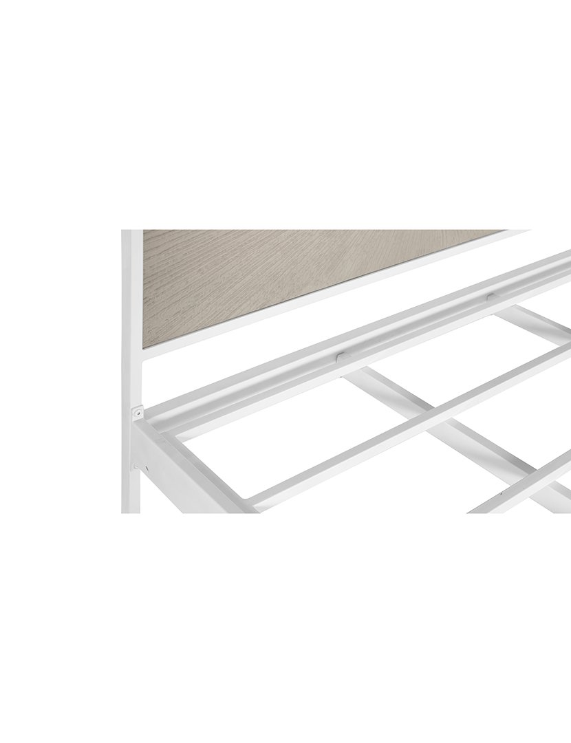 Cama 1418 Branco e Bege