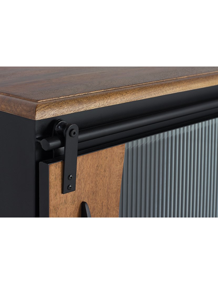 Móvel de TV - Audio 1422 Preto e Castanho