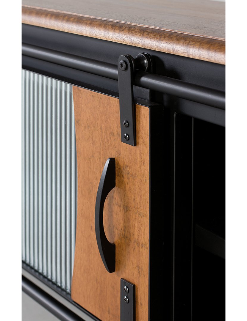 Móvel de TV - Audio 1422 Preto e Castanho