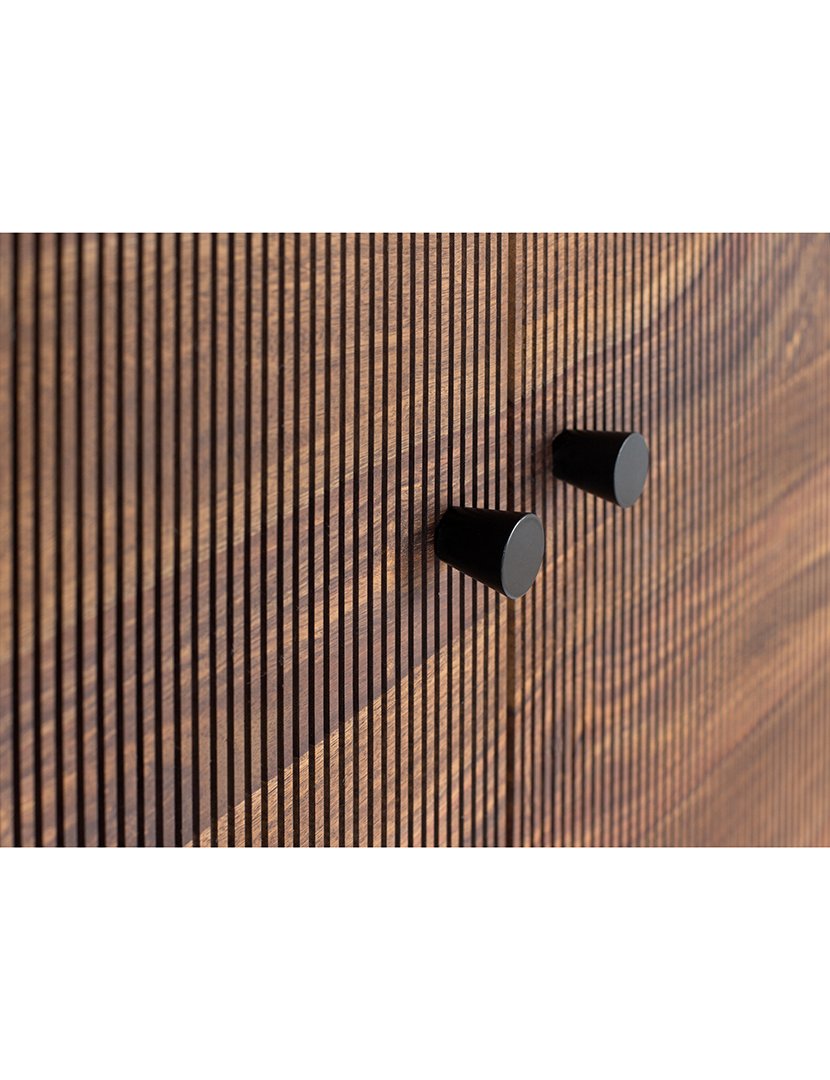 Armário 1473 Preto e Castanho