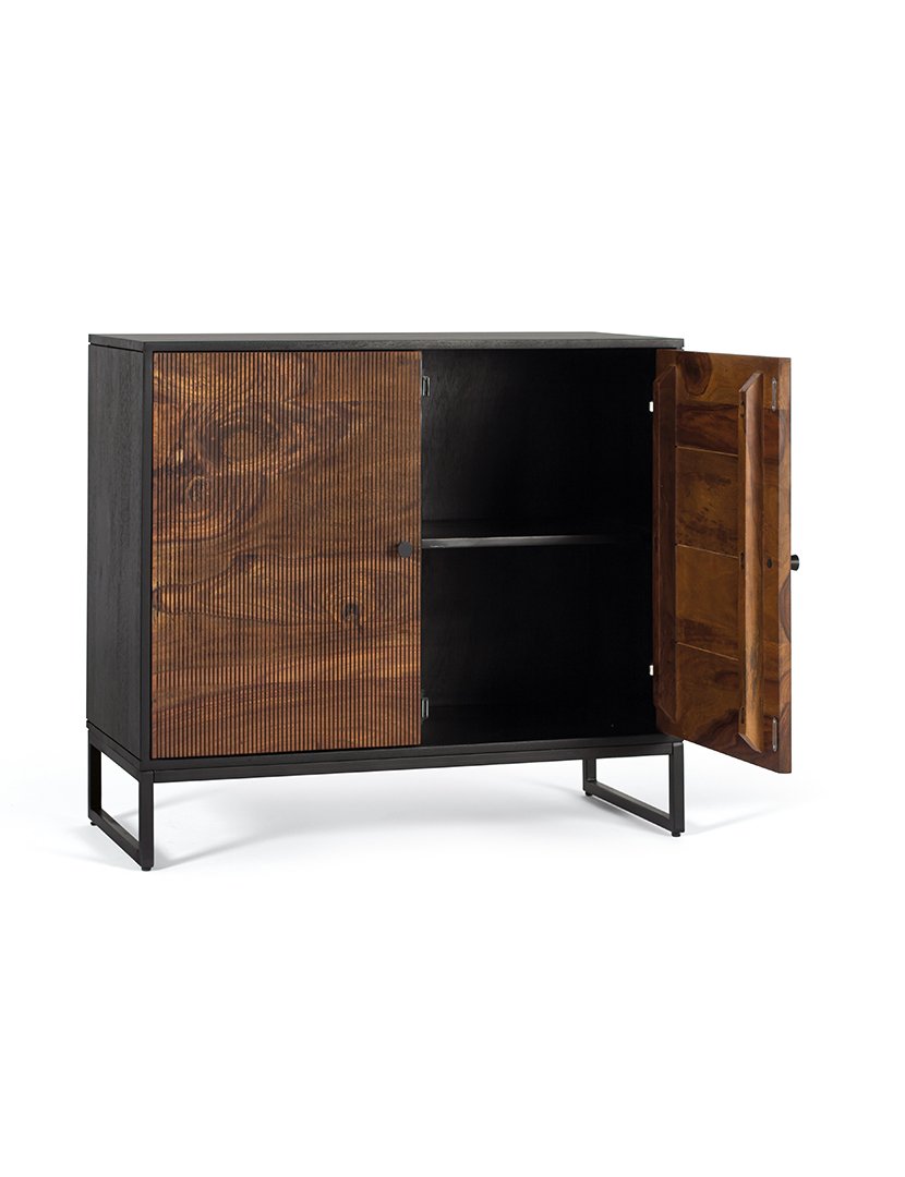 Consola 1475 Preto e Castanho