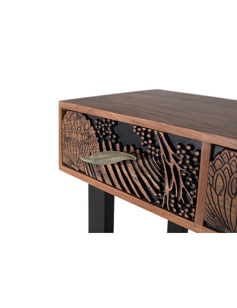 Consola 1507 Castanho e Preto