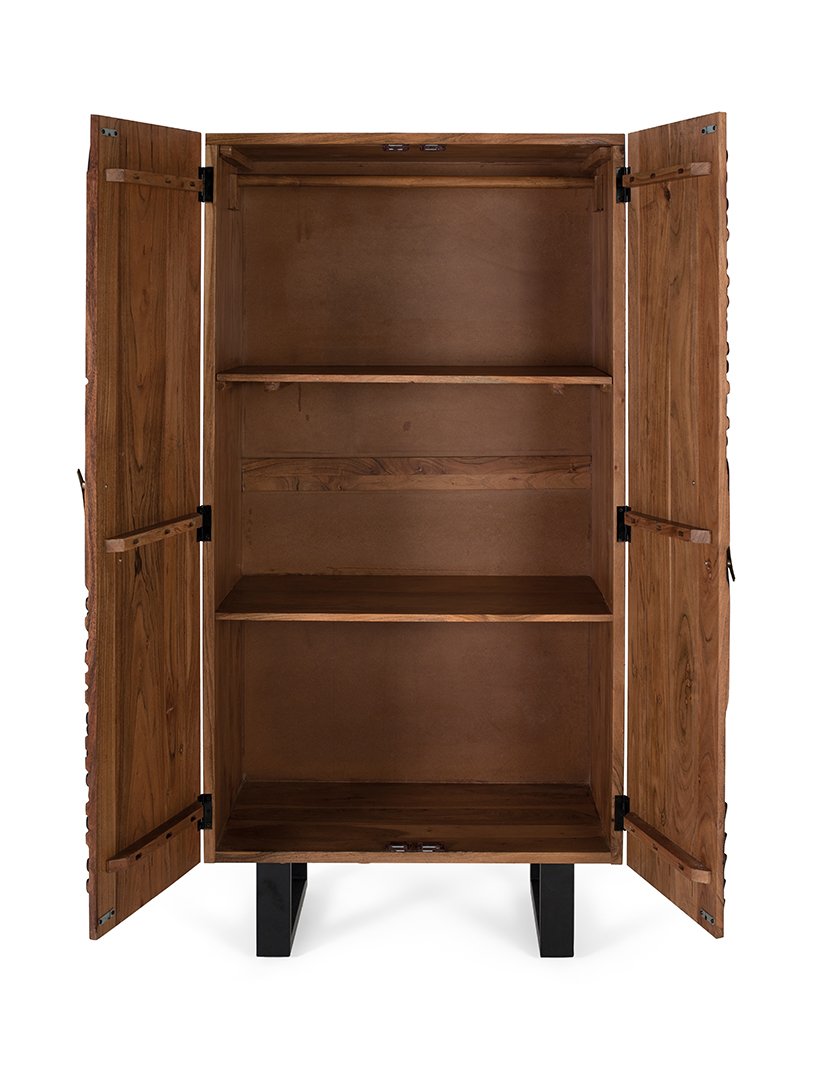 Armário 1510 Castanho e Preto