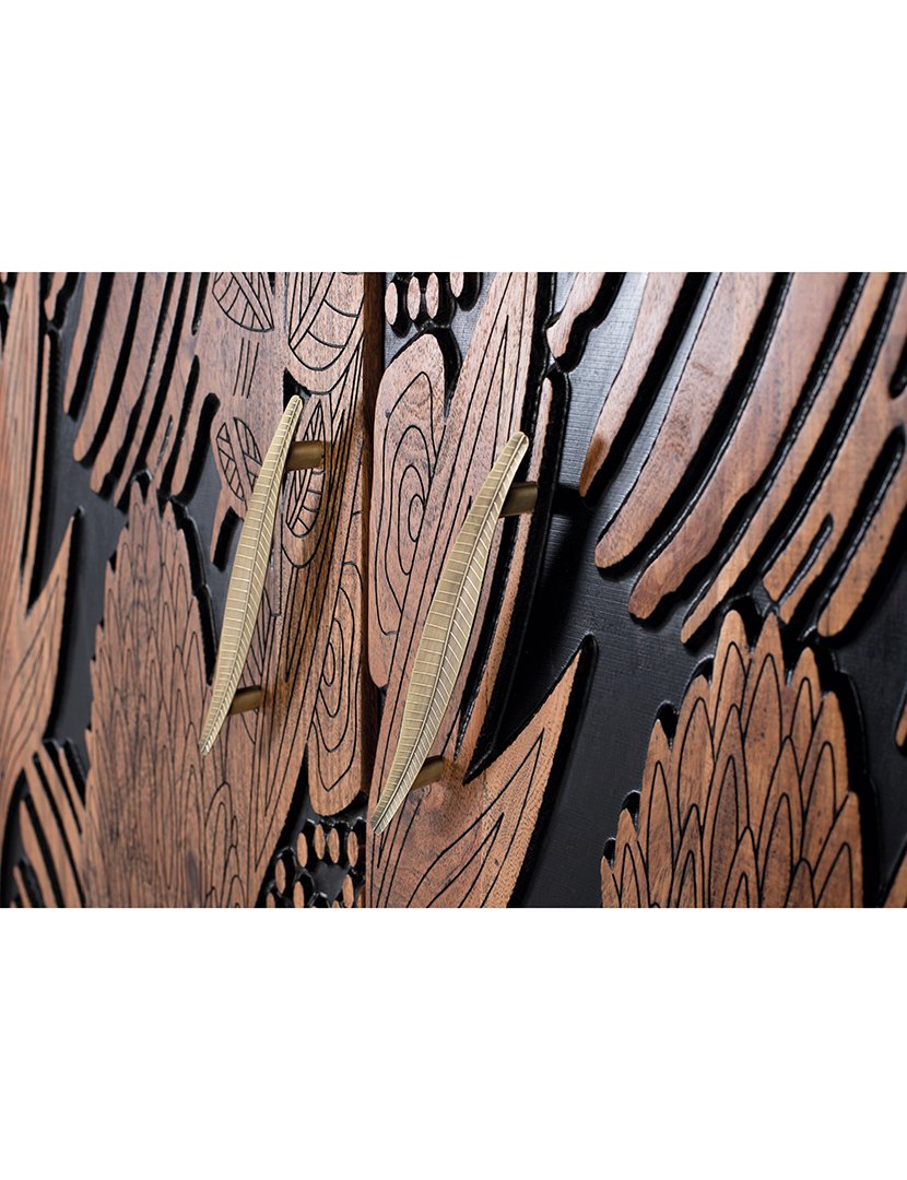 Armário 1510 Castanho e Preto