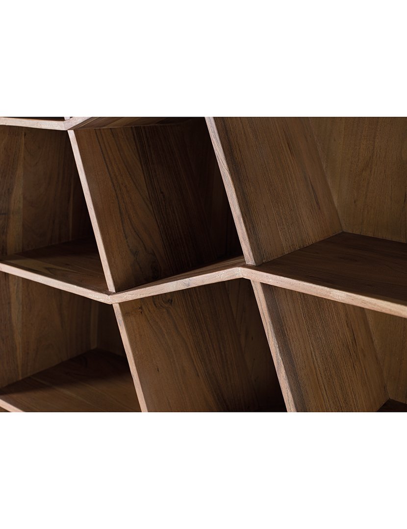 Estante Livraria 1588 Castanho