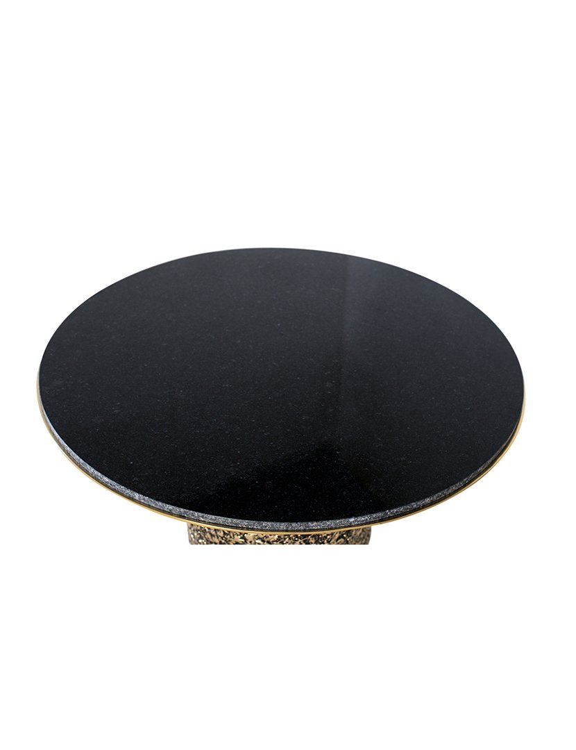 Mesa 1634 Cinzento e Dourado