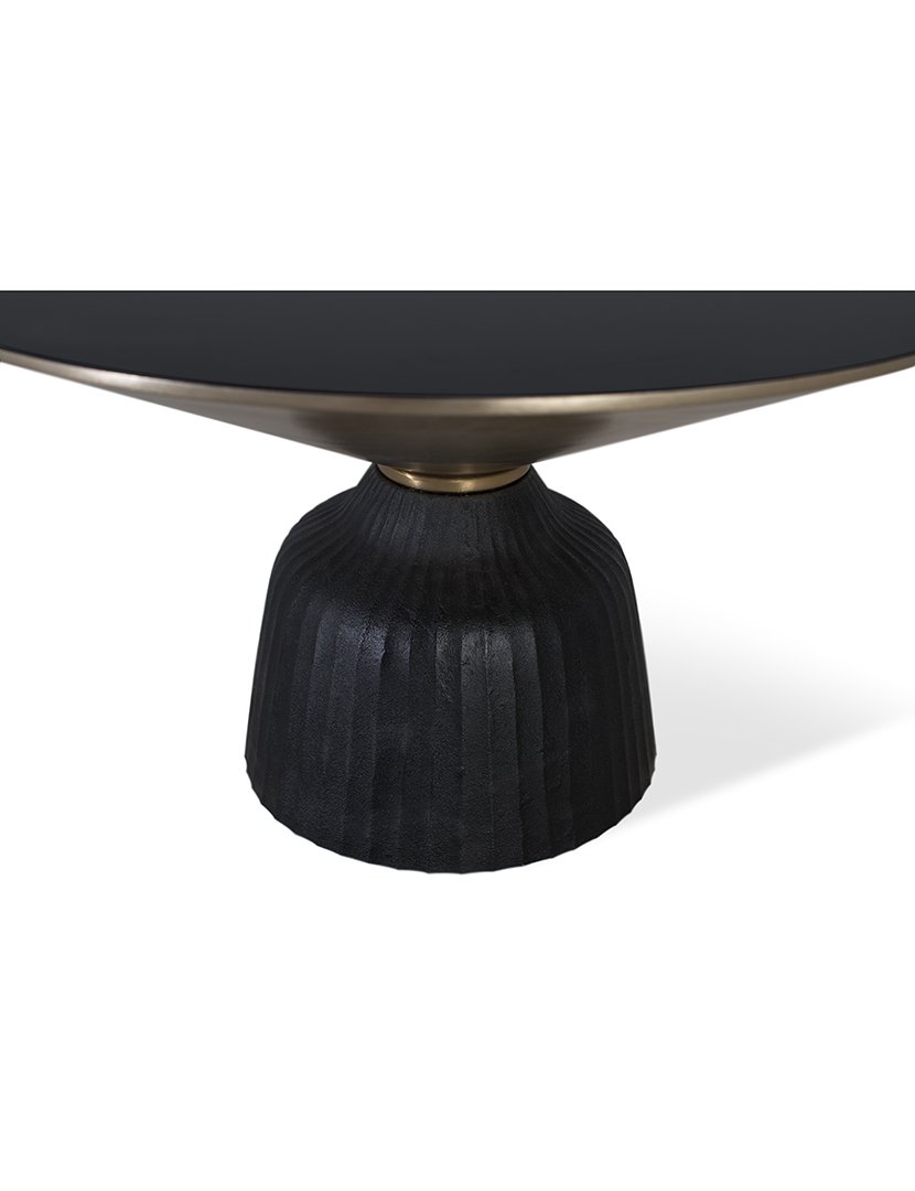 Mesa 1635 Preto e Dourado
