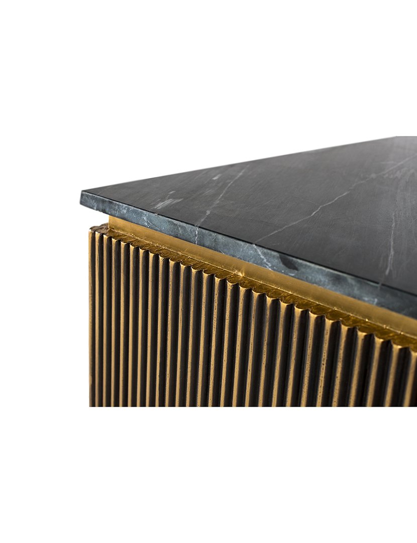 Mesa de Centro 1720 Bronze e Preto