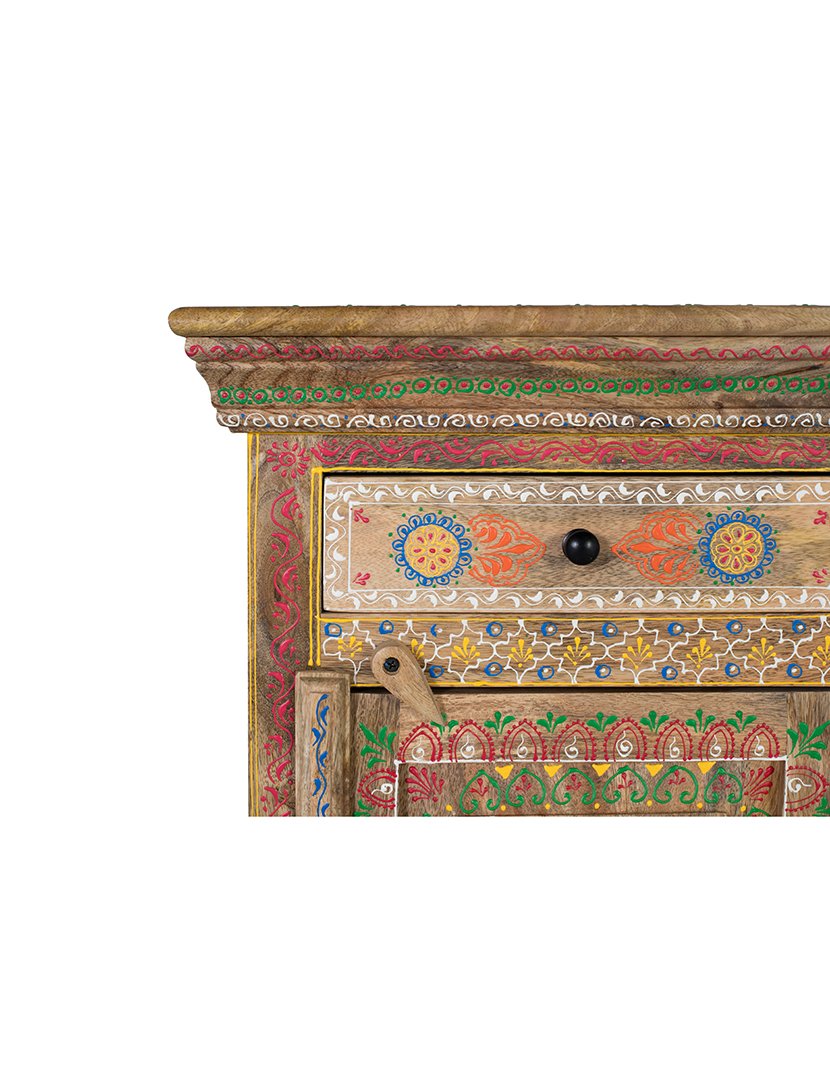 Mesa de Cabeceira 1887 Multicolorido