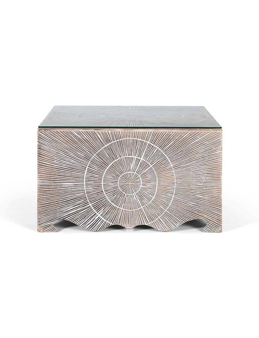 Mesa 1957 Castanho e Branco