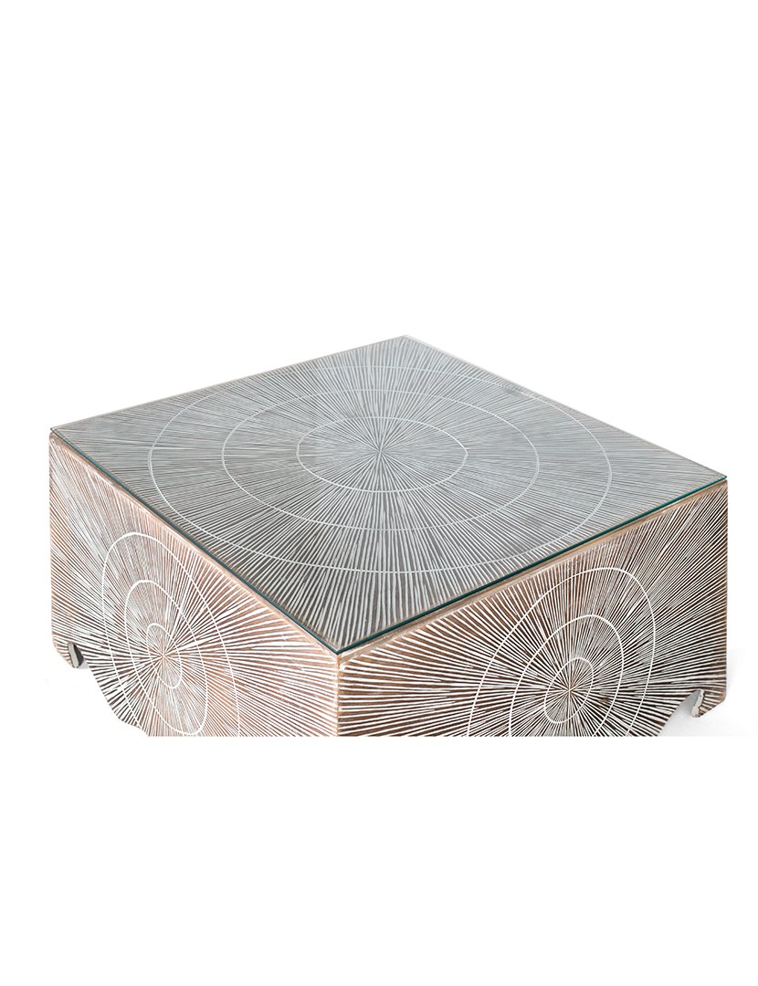 Mesa 1957 Castanho e Branco