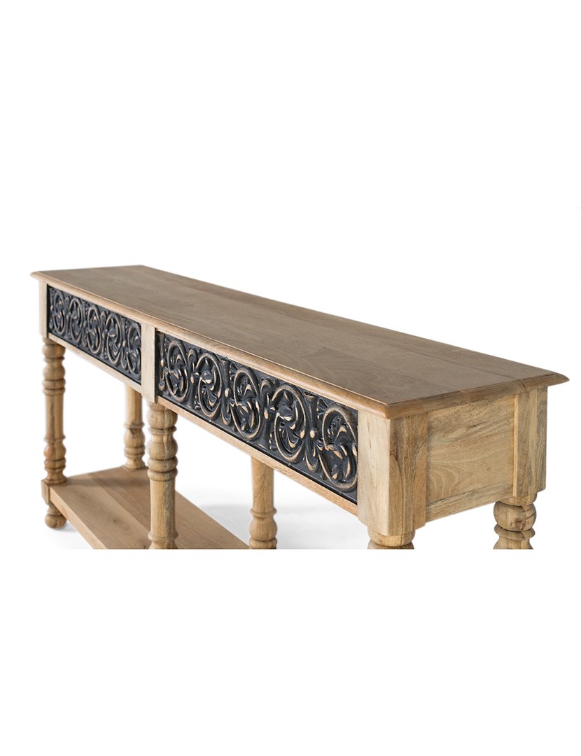 Consola 1963 Cinzento e Castanho