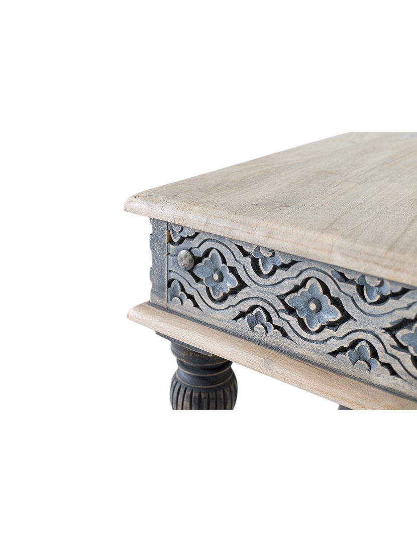 Mesa de Centro 2128 Branco e Azul