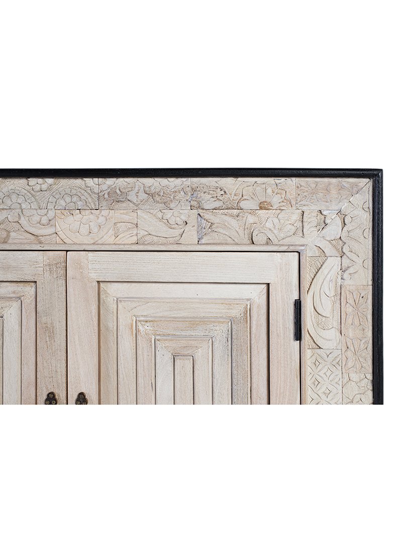 Aparador Vajillero 2143 Castanho e Preto