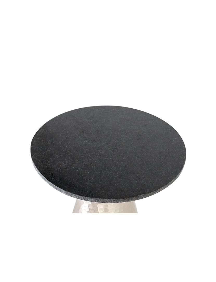 Mesa 2174 Preto e Prateado