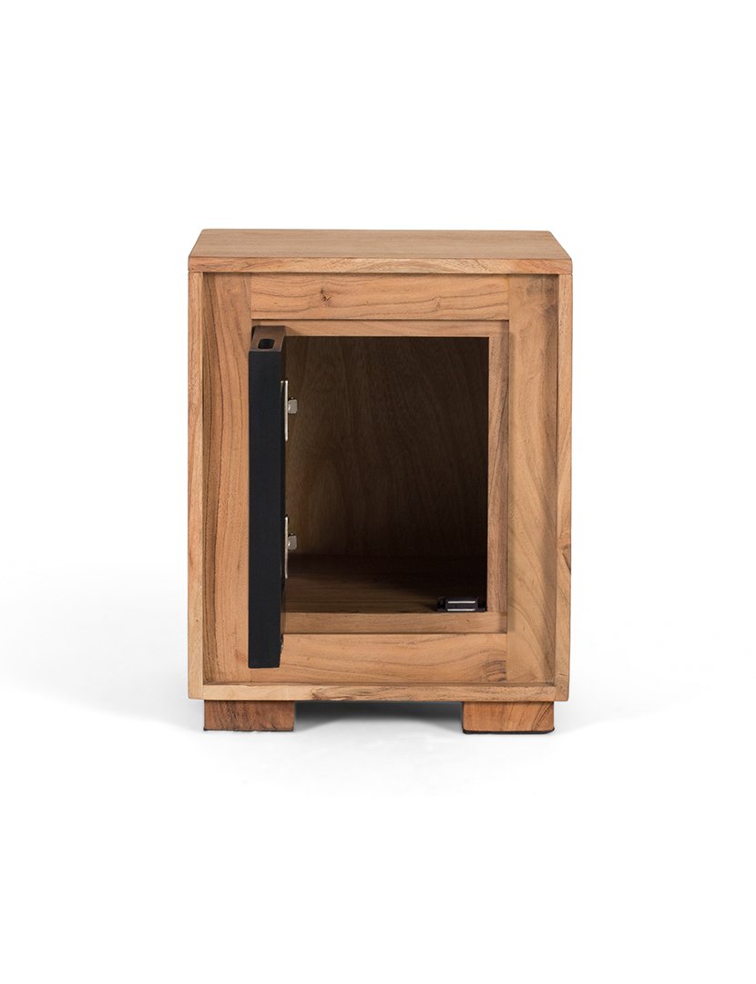 Mesa de Cabeceira 2206 Castanho e Preto