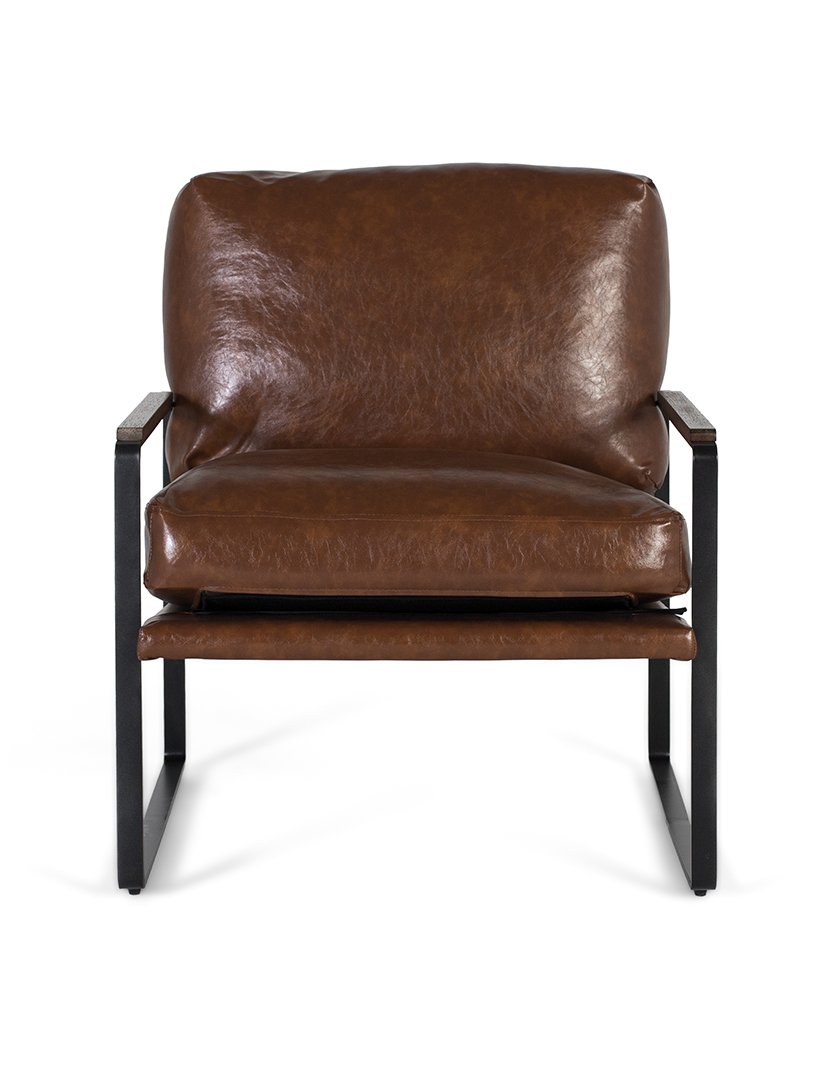 Poltrona 2252 Preto e Castanho