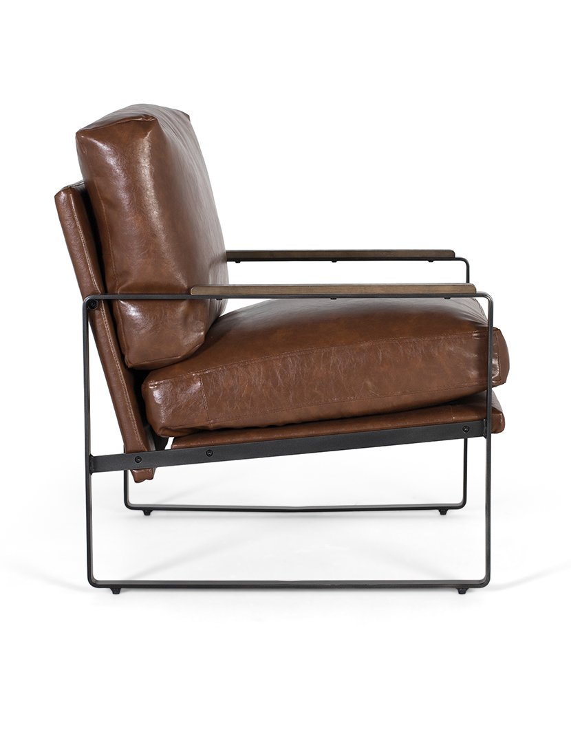 Poltrona 2252 Preto e Castanho