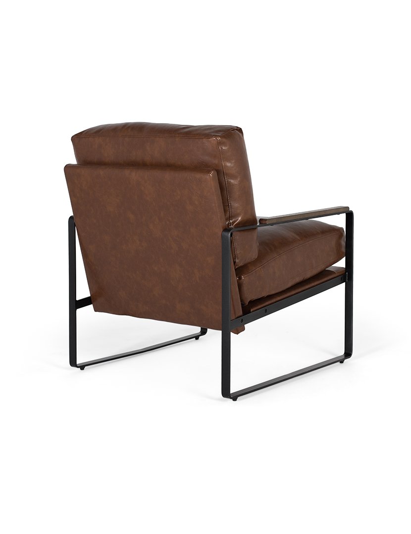 Poltrona 2252 Preto e Castanho